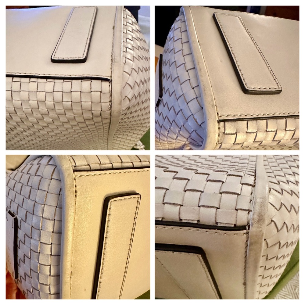Cole Haan Leather (Genevieve Weave) Shoulder Bag - Picture 14 of 14